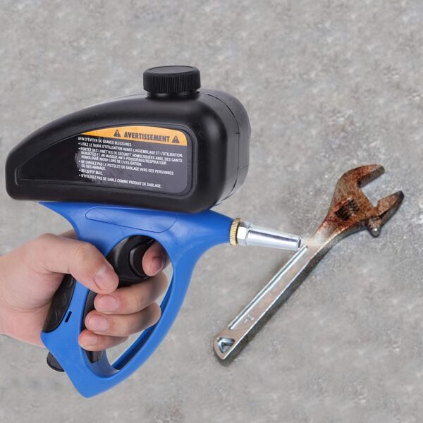 [Air Sand Blaster] 1pc Air-Powered Small Nozzle Pneumatic Sandblasting Gun | Metal Glass Anti-Rust Sandblasting Rust Remover for Air Compressor Home Improvement Auto Repair DIY
