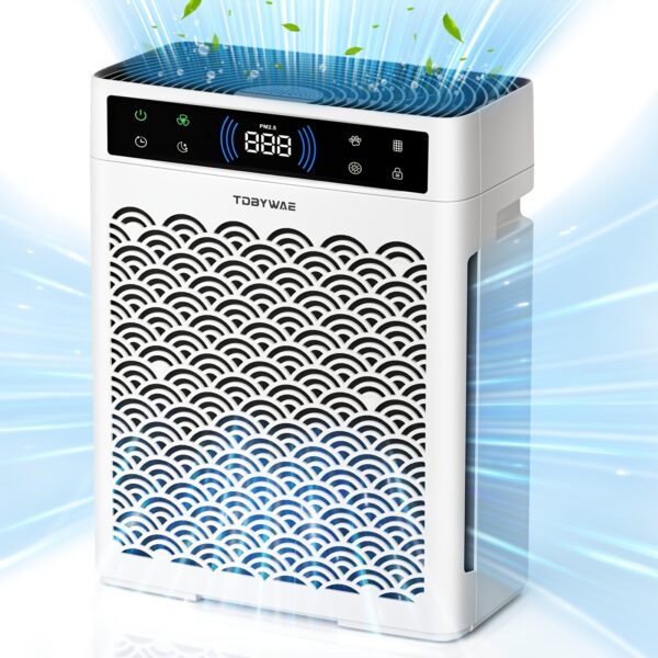 Air Purifier for Home Large Room with Activated Carbon & True HEPA Air Filters Up to 99.97% Of Dust Smoke Smell Hair, Air Purifier, Air Cleaner Office, Dorm Room, Bedroom TDBYWAE, Car Air Purifier, Air Purifier with Washable Filter, Air Purifier for Car, Odor Elimination, Smoke Removal, Portable Purifier, Quiet Operation, Highefficiency Filter, Durable Construction, Air Filtration System, Home Users, Allergy Sufferers