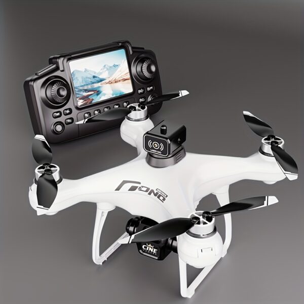 8K Dual Camera FPV Drone with 2, 4" Screen Controller, 50X Zoom, Brushless Motors, Dual Batteries, Optical Flow, One Key Takeoff Landing, 360° Obstacle Avoidance, WiFi FPV, App Control - Ideal for Halloween & Christmas Gifts, Beginner-Friendly, High Quality Drone, Outdoor Flying, Sleek Design, Durable Construction, Highquality Cameras, Best for Christmas