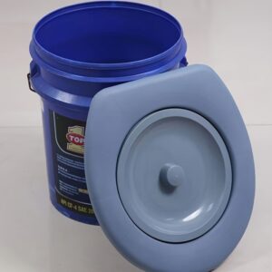 10-scene portable outdoor camping toilet, lightweight and durable, easy to carry, quick assembly. Suitable for camping, travel, and outdoor activities, convenient and hygienic (bucket not included)