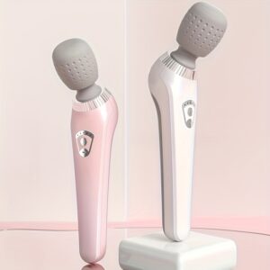 Portable Handheld Massager, USB Rechargeable Relaxation Massage Stick for Full Body Vibration, Neck, Back, Legs, and Waist