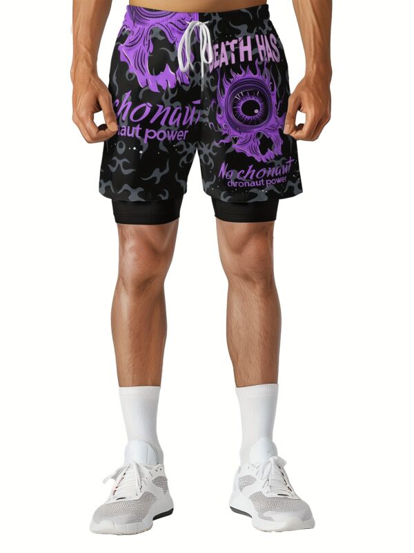 04984d54-66d9-4232-b687-c817ad7dc2d7.jpg 2024 Men's 2-in-1 Shorts and Swimming Pants New Original Simple Advanced Outdoor Sports Double Layer Fabric Digital Fashion Street Clothing Inner Lining Quick Drying Summer Training Pants