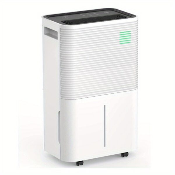 04d82791bdf142b59c66815d024aee83-goods.jpeg 3000 Sq.Ft Max 80 Pint/Day/ Mid 50 Pint/Day (Standard 22Pint/Day) Dehumidifier with Drain Hose, 24H Timer, Auto Shut Off, Sleep Mode, 6.5L(1.7 Gal), 4.8L(1.2 Gal) Water Tank, Wheels & Handle, 30-80% Humidity Control for Home/ Large Room/ Basements.