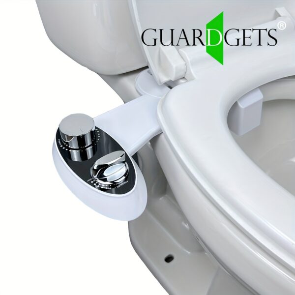 Easy-Install Bidet Attachment for Toilet Seat - Dual Nozzle, Water Pressure Control, Self-Cleaning, Fits Most Toilets