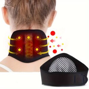 055d7506ea244fb2aea0c2ca2a39472a-goods.jpeg Adjustable Breathable Polyamide Neck Ring, Magnetic Neck Collar, Cervical Alignment, Reduces Swelling, Prevents Hunchback, for Men, Travel, Office, All-Terrain Vehicles