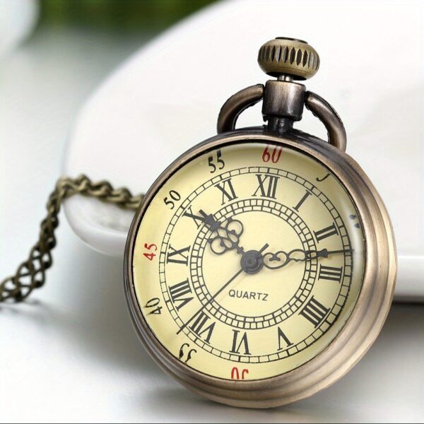 0b5fa7f0-e058-4c6c-9186-c2e4424492a0.jpg Vintage Creative Carved Pattern Roman Dial Quartz Men's Pocket Watch Sweater Chain, Silvery