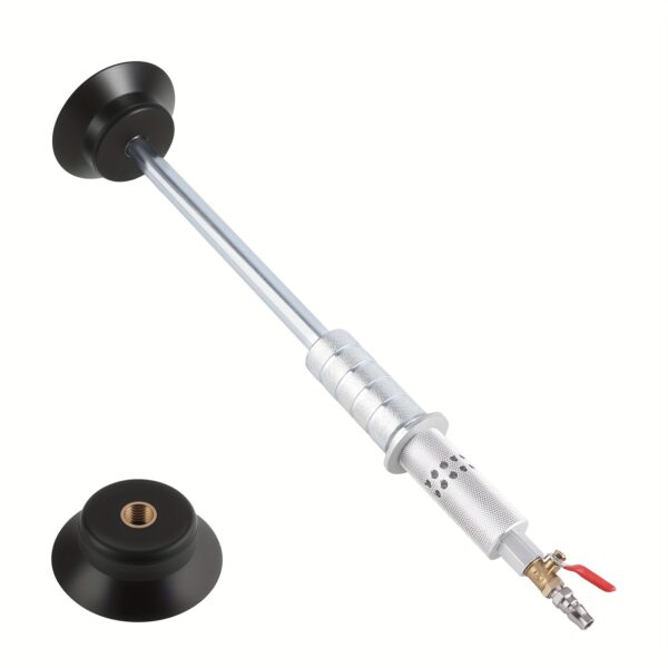 1pc Heavy-Duty Pneumatic Dent Puller with Suction Cup & Slide Mechanism - Paintless Auto Repair Tool, Air-Powered Metal Shaping Hammer for Car Bodywork, Dents, Hail Damage Removal - Compatible with Air Compressor (No Electricity Required), Car Body Dent Puller, Air Dent Puller