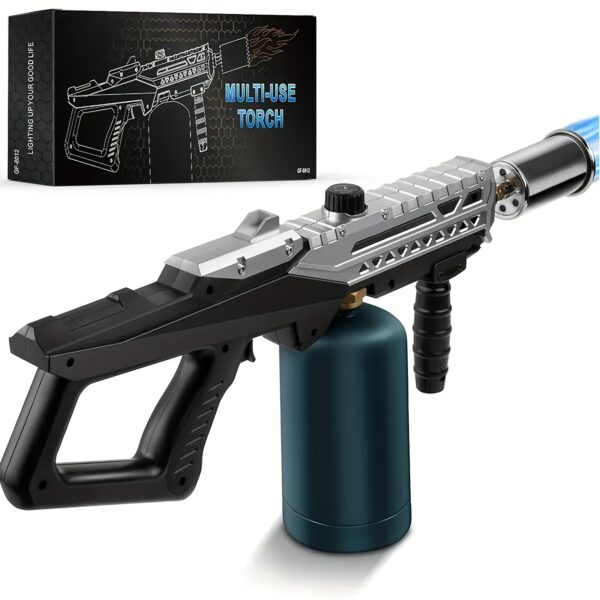 Powerful Cooking Propane Torch Head, Propane Torch for Campfire Starter, Adjustable Weed Torch Burner for Searing Steak, BBQ, Welding, Perfect Gift for Dad/Husband/Outdoor Enthusiasts(Tank Not Included)