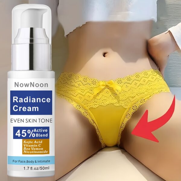 0dffd8fa-e84e-4f6a-a559-0d625a10a6e3.jpg Radiance Cream with Kojic Acid,Vitamin C,Bee Vemon and Nicotinamide,Even Light Beige for Face,Body and Intimate -1.7fl.oz