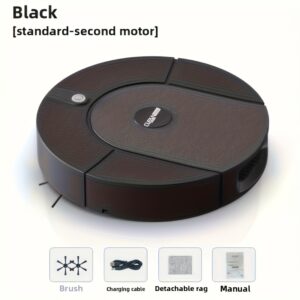 Household Robot Vacuum Cleaner, Automatically Clean Floor, Pet Hair, Paper And Garbage, Multifunctional Robot Vacuum Cleaner, 1500Pa Suction Power, 120 Minutes Battery Life, USB Fast Charging, Powerful Cleaning