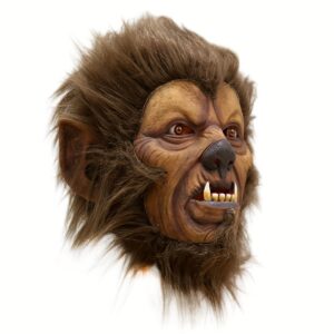 WuKong Monkey King Costume Mask - Halloween Party Animal Headgear with Sharp Teeth, for Cosplay, Themed Events - Funky Halloween Mask for Adults & Teens, Wolf-Like Appearance, Themed Event Gear, Cosplay Accessory, Fantasy Design, Realistic Design, Cosplay Fans