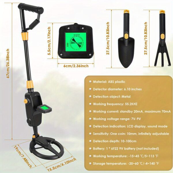 1717468780368-937d39a0ed104a849b6abfd57dad7abe-goods.jpeg Professional Metal Detector for Adults Search Coil with LCD Backlight Golden Detector Advanced DSP Chip High Accuracy System for Golden Hunting