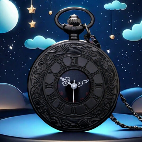 1721698942922-c6015e6ea1b34e689bb6fa30db9c487f-goods.jpeg Vintage Charm Unisex Fashion Roman Number Quartz Steampunk Pocket Watch Women Man Necklace Pendant with Chain Gifts