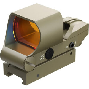 Tactical Holographic Red Dot Sight Red Dot Optics Sight HD Scope For Quick Aiming - Absolute Common Vision No Parallax Design For Day And Night Use - Ideal For Hunting Hunting Stuff Hunting Gear Gifts For Men Scopes And Optics