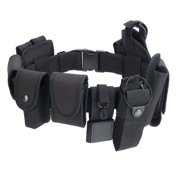 1726819004895-dabaa910d1c74b96a69aa23094f2ef34-goods.jpeg 10-in-1 Oxford Adjustable Multifunctional Safety Belt, Practical Set for Security Personnel