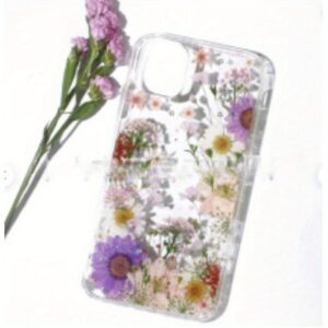 1728437857219-898515a6d2804567984eba5e19775cd9-goods.jpeg True Flower Dropping Gel Phone Case 2-in-1 Dropping Gel Dry Flower Soft Case Suitable for iPhone 12 Pro Max