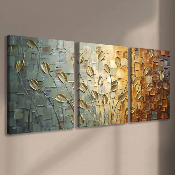 [2D Flat] 3pcs Wooden Framed Canvas, Color Poster, Fantasy Decorations, Frame Painting, Modern Art, Canvas, Perfect Gift for Friends And Family, Home, Room Mural, Office, for Living Room, Bedroom Wall Decor, HD, 8K, Odorless, Waterproof., 2D Flat, Perfect for Room Decor