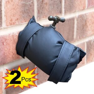 2pcs Outdoor Faucet Covers - Heavy-Duty Winter Freeze Protection, Fit for US/EU Faucets, Easy Installation & Removal, All-Weatherproof Cold Weather Protection for Garden, Patio, Lawn - Compatible with Standard Outdoor Faucets, Garden Hose Storage, Sleek Design, Durable Construction, Patio Maintenance, Modern Design, Highquality Material, Home Gardeners