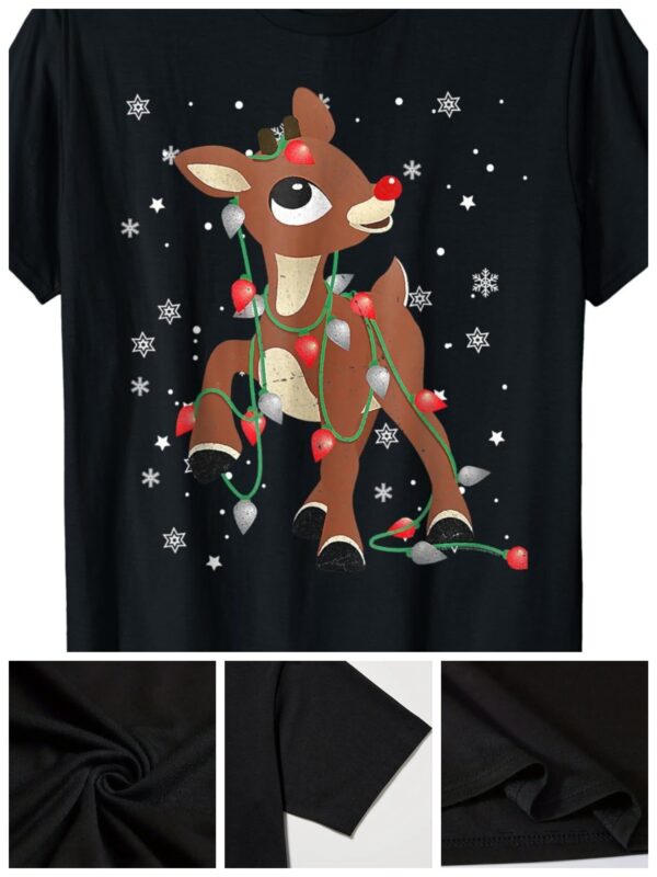 Rudolph Red Nosed Reindeer Christmas Men's T-shirt