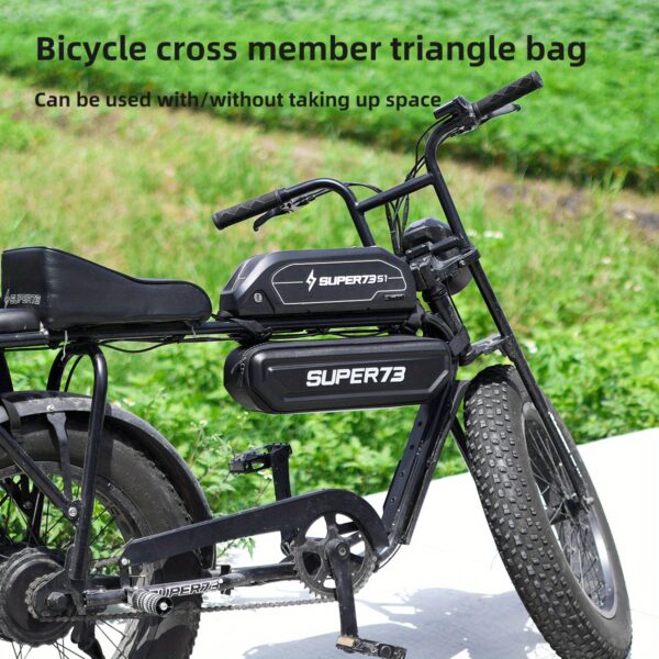 18ea275ab19f4f0cb47679533bd9c5c7-goods.jpeg Bicycle Bag Crossbeam Bag Electric Bike Universal Hard Shell Logo Large Capacity Outdoor Riding Equipment