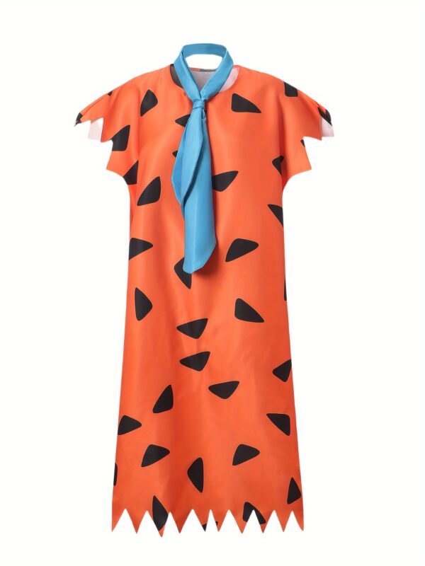 2pcs Flintstones animated Cosplay Live Action Dress up Cosplay Party stage Play costumes Men dress up costumes Novelty costumes