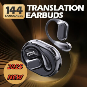 NEW SENYANG AI Translation Earbuds Wireless Wireless Real-Time 144 Language Translator, Noise Cancelling Smart Translator Headphones with Touch Control, Type-C Charging & Bidirectional Translation for Travel, Business, Smartphones (iPhone/, Earphones, Translation Earbuds For All Languages, Noise Cancelling Headphones, Noise Cancelling Earbuds, Ear Phones, Language Translator Device, Language Translator Earbuds, Open Ear Earbuds, Open Ear Headphones, Headphones Noise