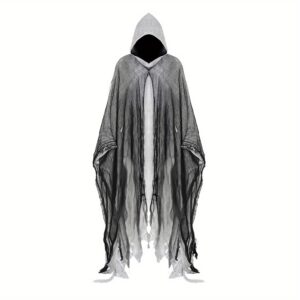 1d6bcf14-cdd7-4f72-823d-053311486491.jpg Halloween Horror Grim Reaper Costume Men Scary Cloak Witch Costume Men Women Hooded Cape For Adult Cosplay Props