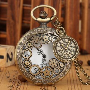 1d83453e51354d0aa7cc624160af6b54.jpg Retro Creative Gear Pocket Watch With Compass Quartz Watch Pendant