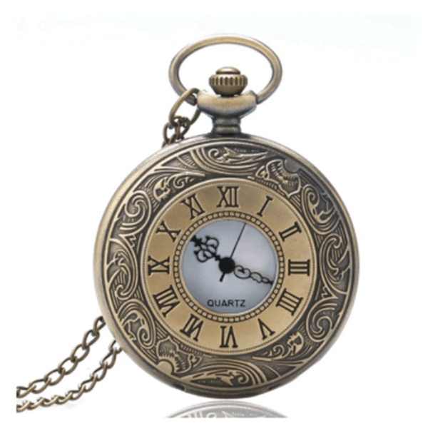 1e0c1ad8-ae3a-426c-8953-8dffac883279_800x800.png Vintage Bronze Roman Numerals Quartz Pocket Watch Chain Pendant Jewelry Gift