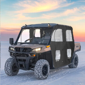 UTV Cab Enclosure Upper Doors Set Zipper for CFMOTO Uforce 1000 XL 2022-2024