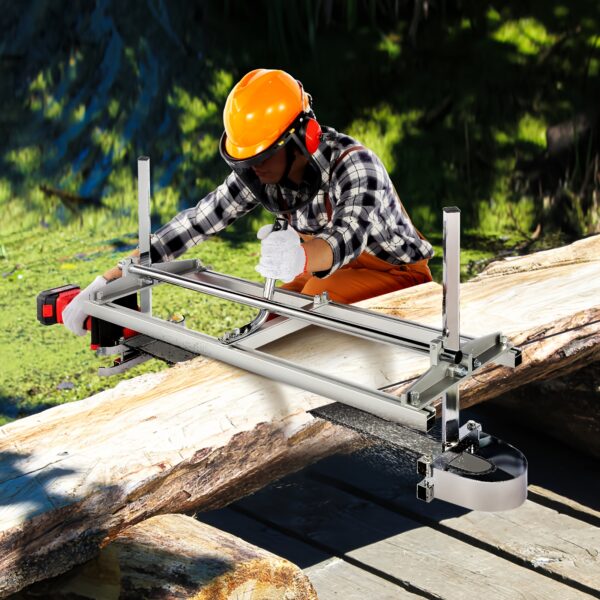 Happybuy Chainsaw Mill - Portable 14"-36" Guide Bar, Galvanized Steel For Woodworkers