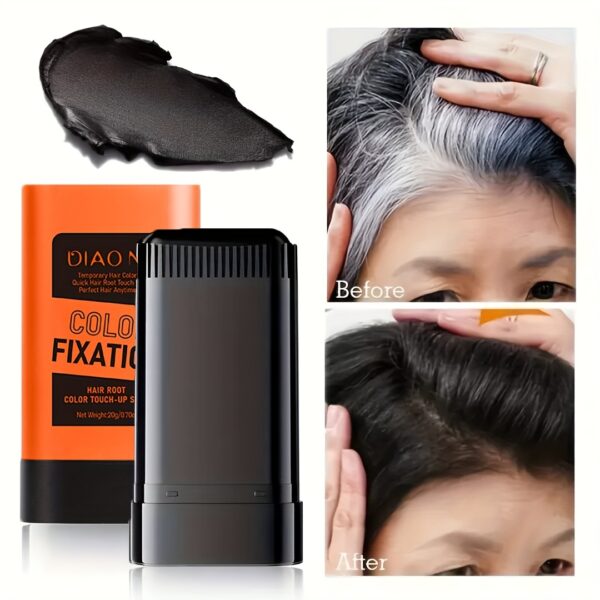 213c3a09-f1a3-4449-86c4-6fb3f48d674c.jpg 20G Portable Hair Dyeing Stick-Quick Cover Gray with Smear Brush Easy Operation, Suitable for All Hair-Types Long-Wear Formula, Portable Design, Fashion Styling Tools| Lasting Hair Dyeing Stick, Onthego Styling, Quick Hair Touchup, Sleek Styling Accessory, Easy Application Tool, Longlasting Formula, Nondrip Application, Instant Hair Solution, Temporary Hair Cover, Busy Professionals, Men And Women