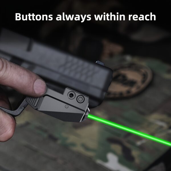1pc Low Profile Beam, USB Rechargeable Green Beam, Suitable for Pistols And Rifles, Shockproof Green Dot Sight