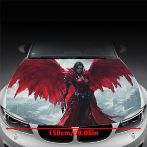 Female demon, redDecal Stickers for Car Covers Stickers for Decorating Car Covers Vinyl Decals for Cars, SUVs and Trucks. Auto Accessories.