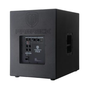 3000W P.M.P.O. 18-Inch Active Powered PA DJ Subwoofer Cabinet with CLASS-D Amplifier