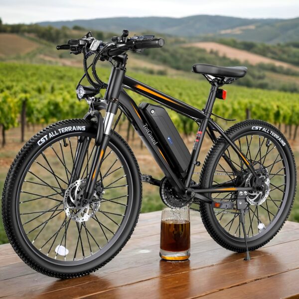 269770b94e83bdaa401af31b3c3e7213_aui91lxPRJoDi.jpg 26" Men Electric Mountain Bike For Adults, Ebike With 36V 374Wh Removable Battery Electric Bicycle, 500W Peak Motor Electric Dirt Bike, 21-Speed Ebike, 19 MPH, Up To 50 Miles, Input 100-240V For Charger FY-4202000, Applicable To ANCHEER AMAK00003