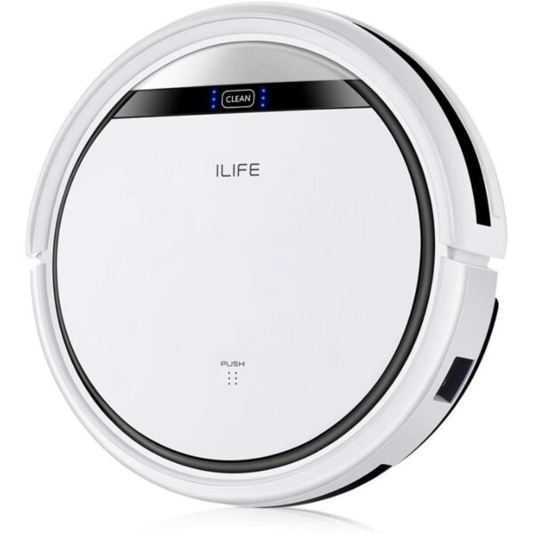 V3s Pro Robot Vacuum Cleaner Tangle free Suction Slim Automatic Self Charging Robotic Vacuum Cleaner Daily Schedule Cleaning Ideal For Pet Hair Hard Floor and Low Pile Carpet Pearl White