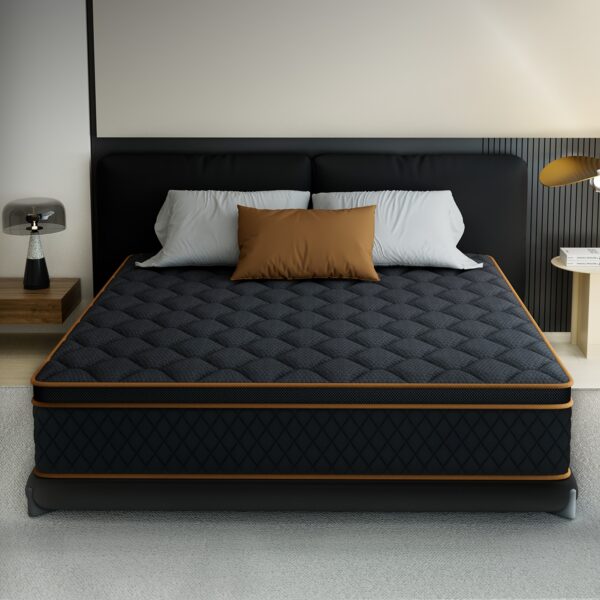 10in/12in Twin, Full, Queen, King, Mattress Memony Foam And Spring, Hybrid Mattress, Medium Firmness, Lumbar Support, for Home RoomsHotels, Boxed, Plush Mattress, Single Bed Frame with Mattress, Mattress Single Size, Foldable Bed, Thick Mattress, Guest Room Essentials, Home Bedding, Elegant Design, Plush Comfort, Highquality Foam, Durable Construction, Full Mattress, Twin Mattress, Frequent Travelers, Apartment Dwellers