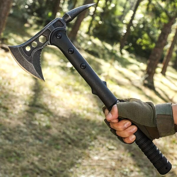 2c270a7f07e19b066bc7432c7453077a.jpg Portable Multi-functional Survival Axe - 1pc, Ideal for Hiking & Hunting