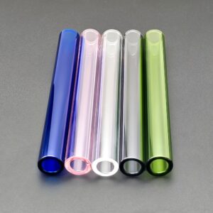 10pcs of High Borosilicate Glass Tube with 1 Cleaning Brush Ideal for DIY Handmade Glass Art and Handicrafts