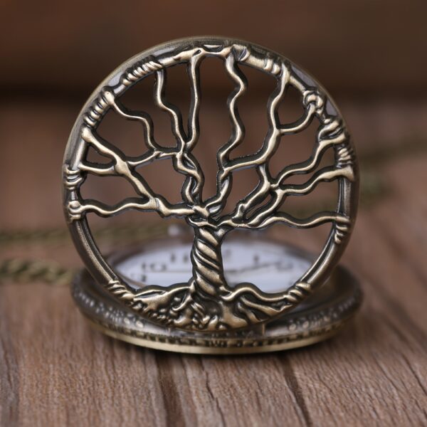 34c142d8-845b-4faf-964e-2a9cfe13f344.jpg Retro Hollow Out Tree Pocket Watch, Men'S Gift