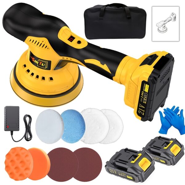 Lithium ion polishing machine, wireless polishing equipment, car polishing machine, wireless car polishing, lithium-ion battery, suitable for car beauty, waxing, polishing, scratch removal, and bathroom cleaning, Car Polisher Machine, Polisher for Car Detailing, Car Waxing Tool, Vehicle Maintenance, Lightweight Equipment, Ergonomic Tool, Durable Construction, Efficient Polishing, Auto Care Equipment, Detailing Tool, Car Owners, Car Enthusiasts