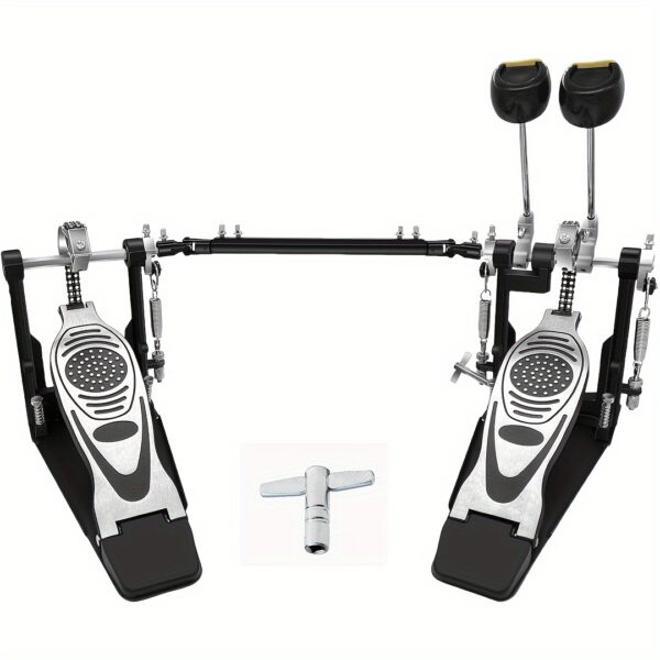 35f68b8e-60e7-4f83-85f1-0eb7d40b17ec.jpg Adjustable Premium Double Bass Drum Pedal - Metal Frame for Enhanced Stability, Smooth & Responsive - Ideal for Acoustic & Electronic Drums by NUOSHENG