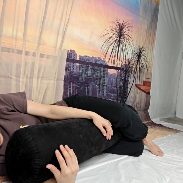 [Interactive Flocking Pillow] Flocking Inflatable Cylindrical Pillow | Interactive Couples Experience, Auxiliary & Leg Pillow