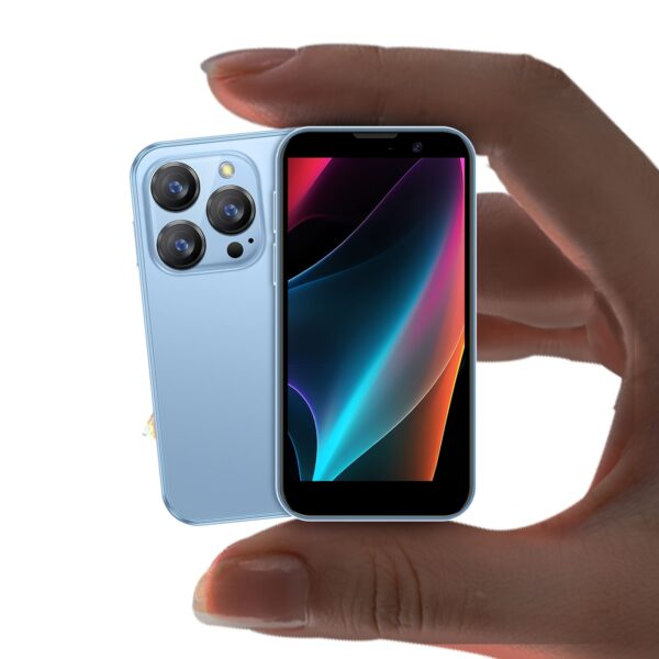 38477e06-8e91-4f94-9aff-afcb55a5a55e.jpg Mini Phone 3G Unlocked World's Smallest Mini Smartphone 3.0'' Touch Screen Compact Mobile Phone for Kids & Students with Dual SIM Quad Core Face ID GPS 2GB+16GB Black Best Backup Phone Best Creative Gift