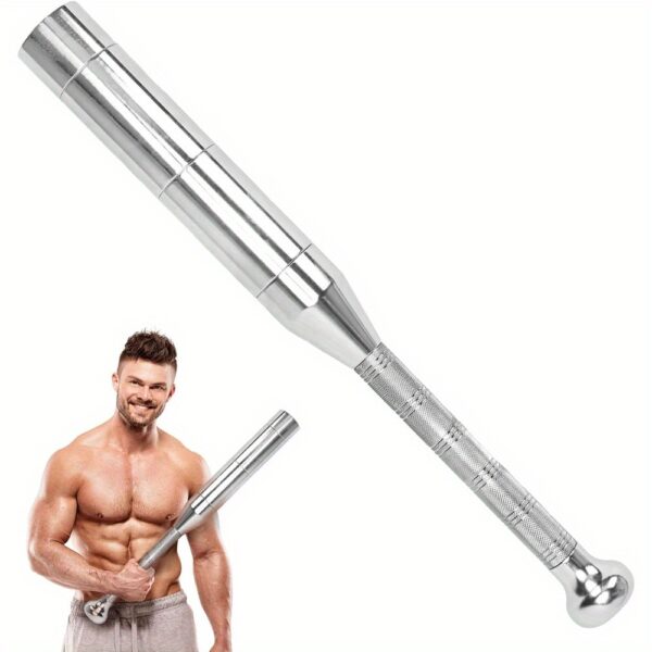 Adjustable Steel Club Bell for Strength Training – Heavy-Duty Tungsten Steel Macebell with Non-Slip Handle, 6.5 to 17.5 LBS Weight Range, Ideal for Grip Strengthening, Core Workouts & Rehabilitation Exercises for Men & Women, Grip Strength Trainer