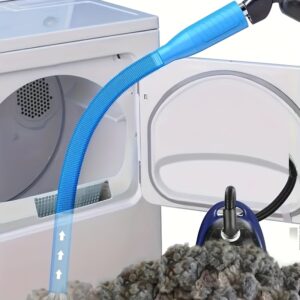 [1 Piece]Dryer Vent Cleaning Kit (Vacuum Cleaner Compatible Adapter) - Multi-purpose Combined Design, Integrating A Lint Collector, A High-pressure Cleaner, And A Vacuum Hose. Quickly Unclogs Accumulated Lint In The Vent, Suitable for All Seasons.