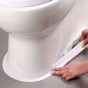 3de1dc488128451db9967301c6c7becd-goods.jpeg 4 Rolls of Self-Adhesive Caulk Tape, Durable and Easy to Use for Bathroom and Kitchen Sealing, Instant Application, No Tools Needed, Peel & Stick