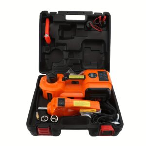 5Ton 12V DC Automotive Car Electric Hydraulic Floor Jack for Garage And Emergency Car Floor Jack Kit with Wrench And Digital Display (Lifting Range: 5.3-14.2in/ 6.1-17.7in/ 9.3-20.9in)
