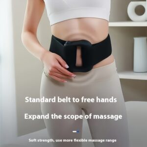 Upgraded Portable Silicone Massage Ring - Full-Body Muscle Relief for Burning & Relaxation, Deep Tissue Stimulation with Matching Belt, USB Rechargeable 3000mAh, Lightweight Design - Ideal Gift for Home Use, Massagers for Muscles, Ergonomic Massager, Durable Massager, Sleek Massager, Highquality Material, Handheld Massager, Fitness Enthusiasts